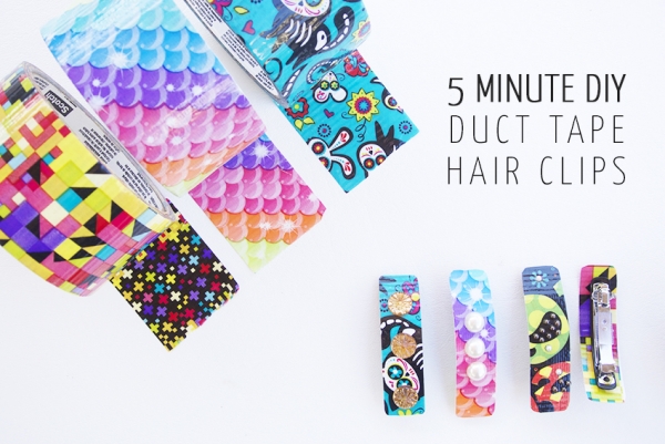 \"Duct-Tape-Hair-Clips-Craft\"